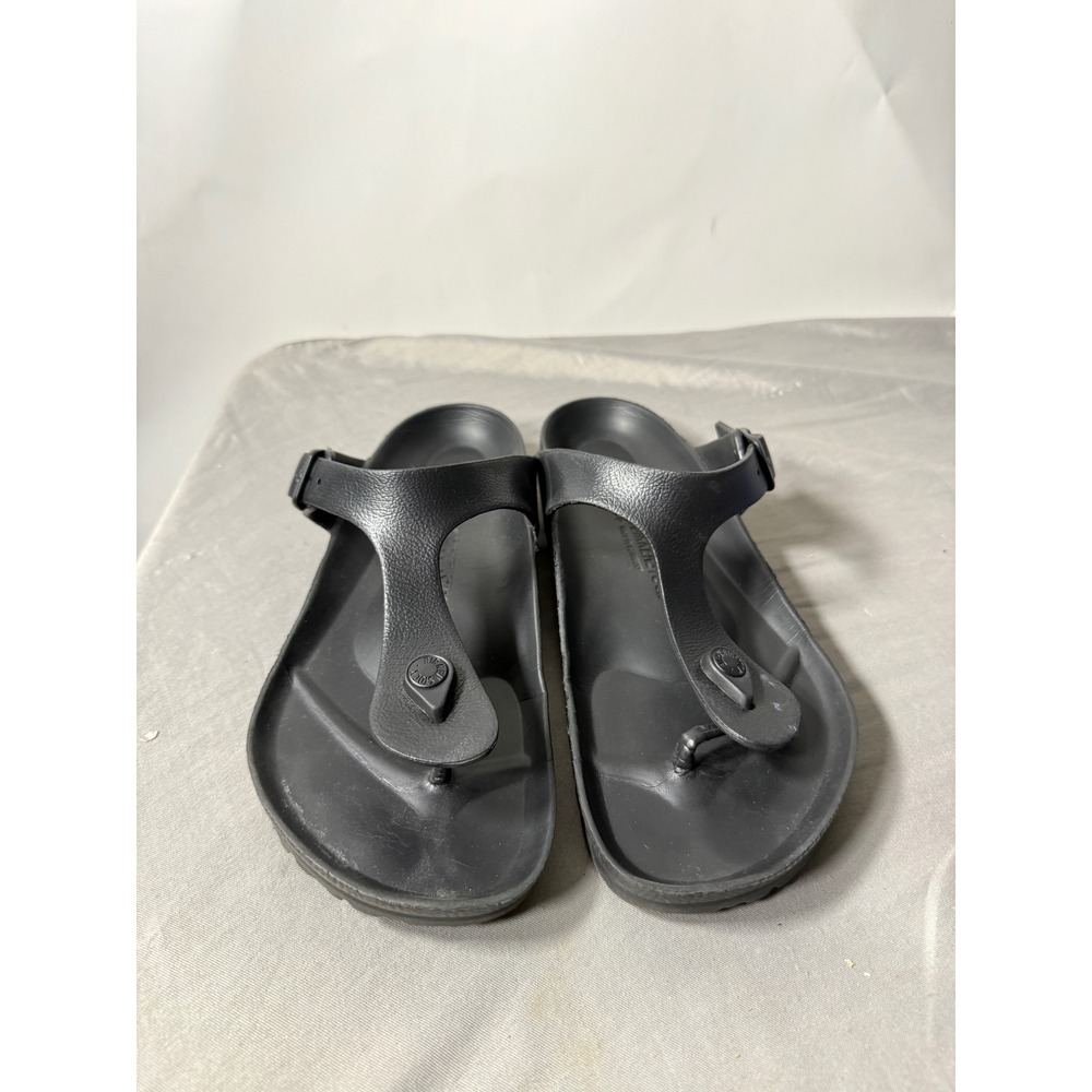 Birkenstock Gizeh EVA Black Sandals Mens 40 Thong Flip Flop Waterproof 128201